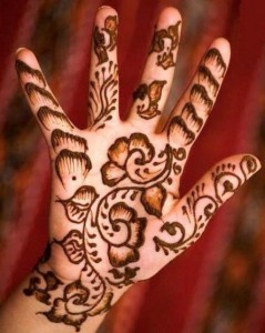 Henna Hand Decoration