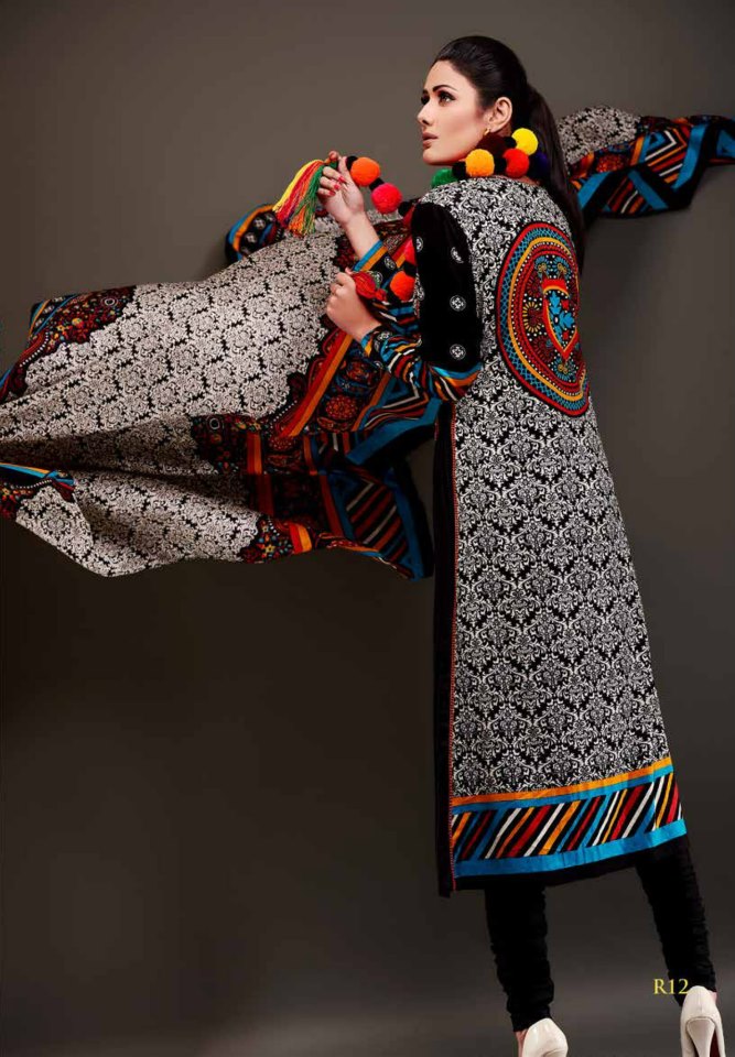 Eiza Royal Designer By UA Textiles Lawn 2013 (19)