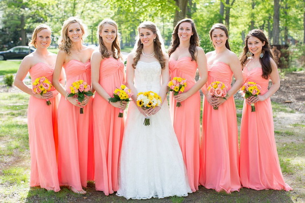 long-coral-a-line-bridesmaid-dresses-2014