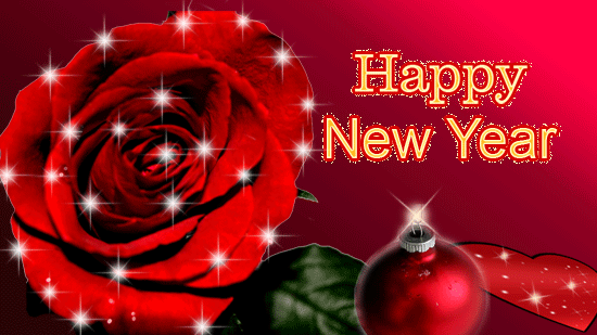 Happy New Year GIF Animation Flash Image, wishing text