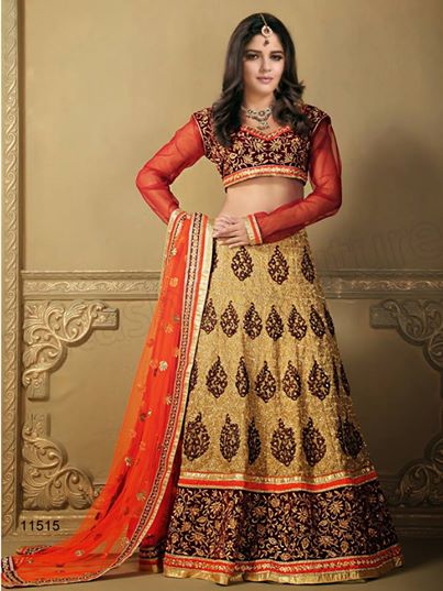 Indian Fashion Bridal Wear Lehenga Choli Collection 2015 - Girls Mag